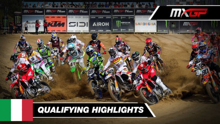 Video sestřih kvalifikací MX2 a MXGP Sardinie 2026